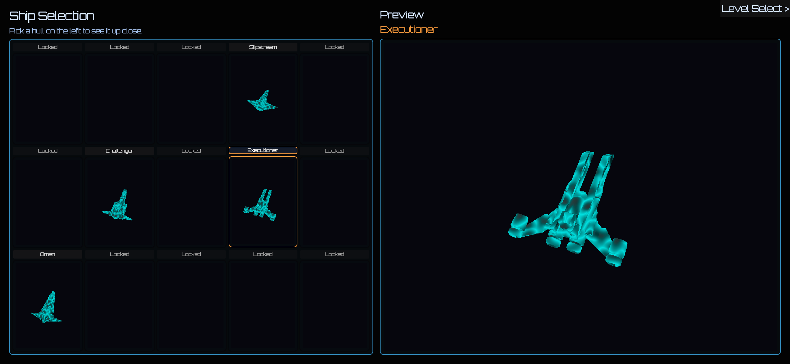 Unlockable ship skins